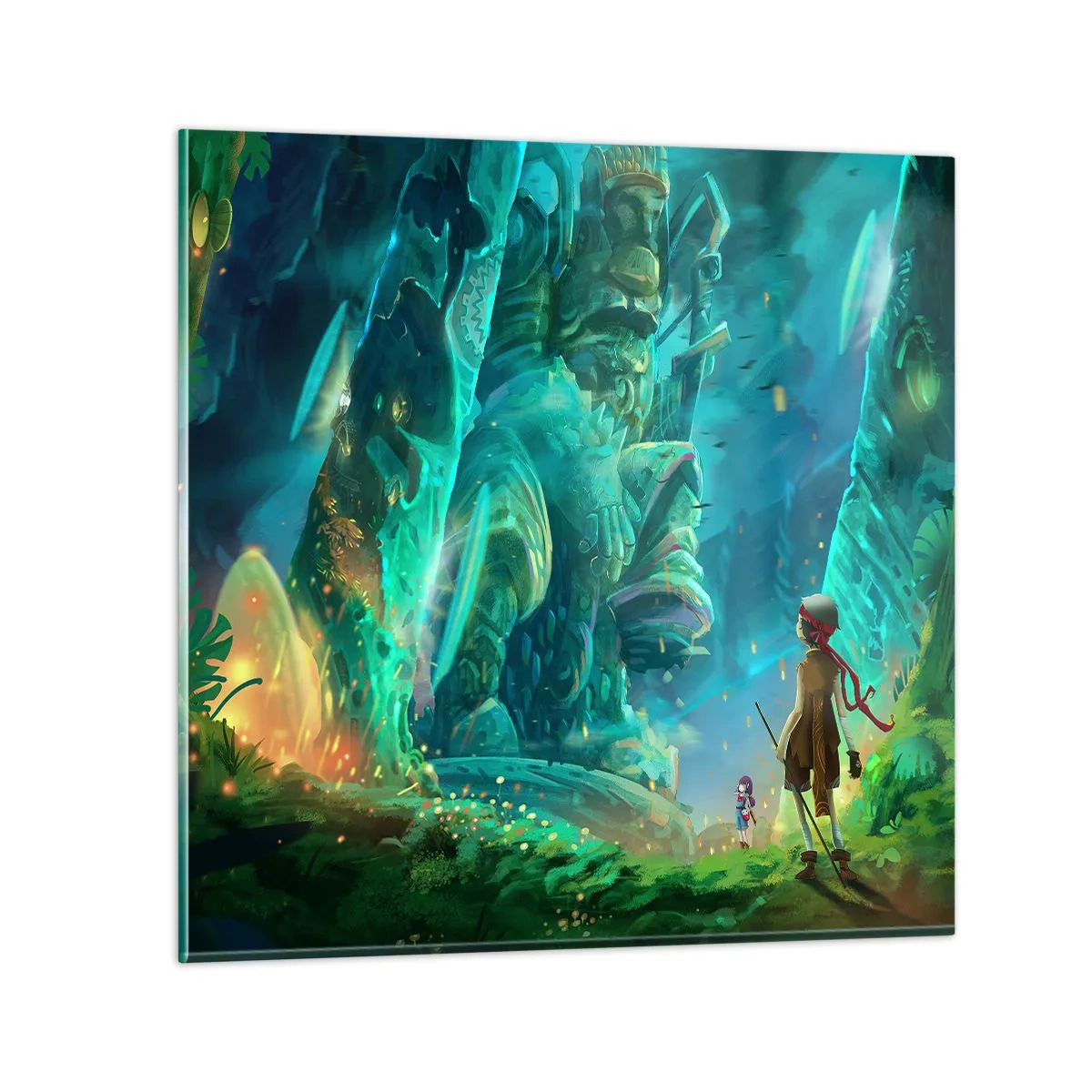 Obraz na skle - Z veľkej Knihy rozprávok - 70x70 cm