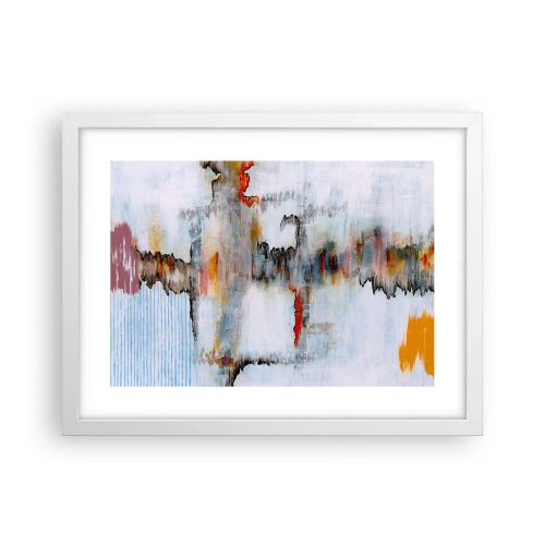 Plagát v bielom ráme - Paličkou po vode - 40x30 cm