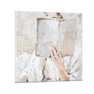 Obraz na skle - V inom svete - 40x40 cm