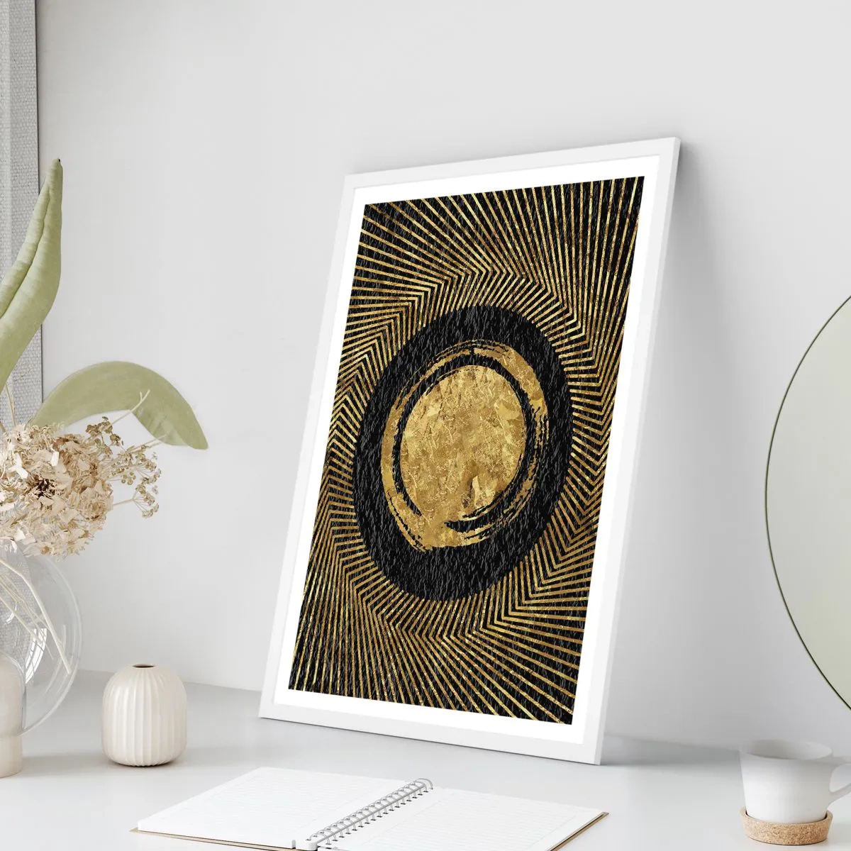 Plagát v bielom ráme - Glamour - 40x50 cm