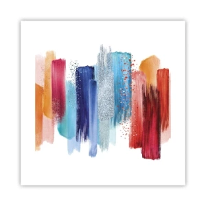 Plagát - Hore a dole - 40x40 cm