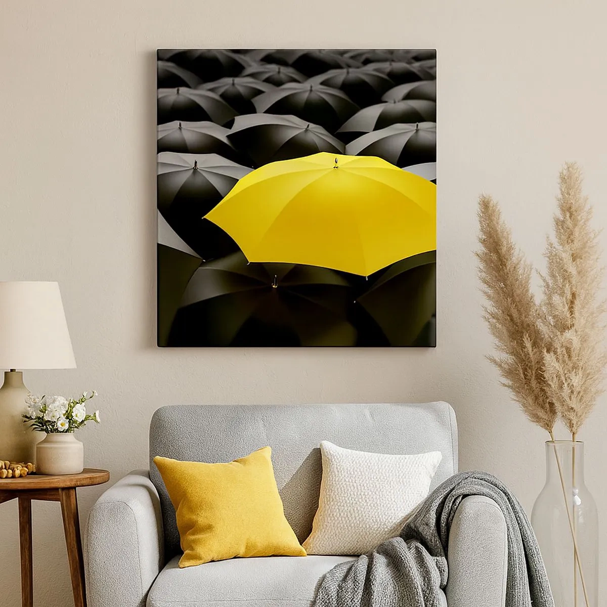 Obraz na plátne - Zbohom smútku - 30x30 cm