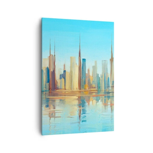 Obraz na plátne - Slnečná metropola - 70x100 cm