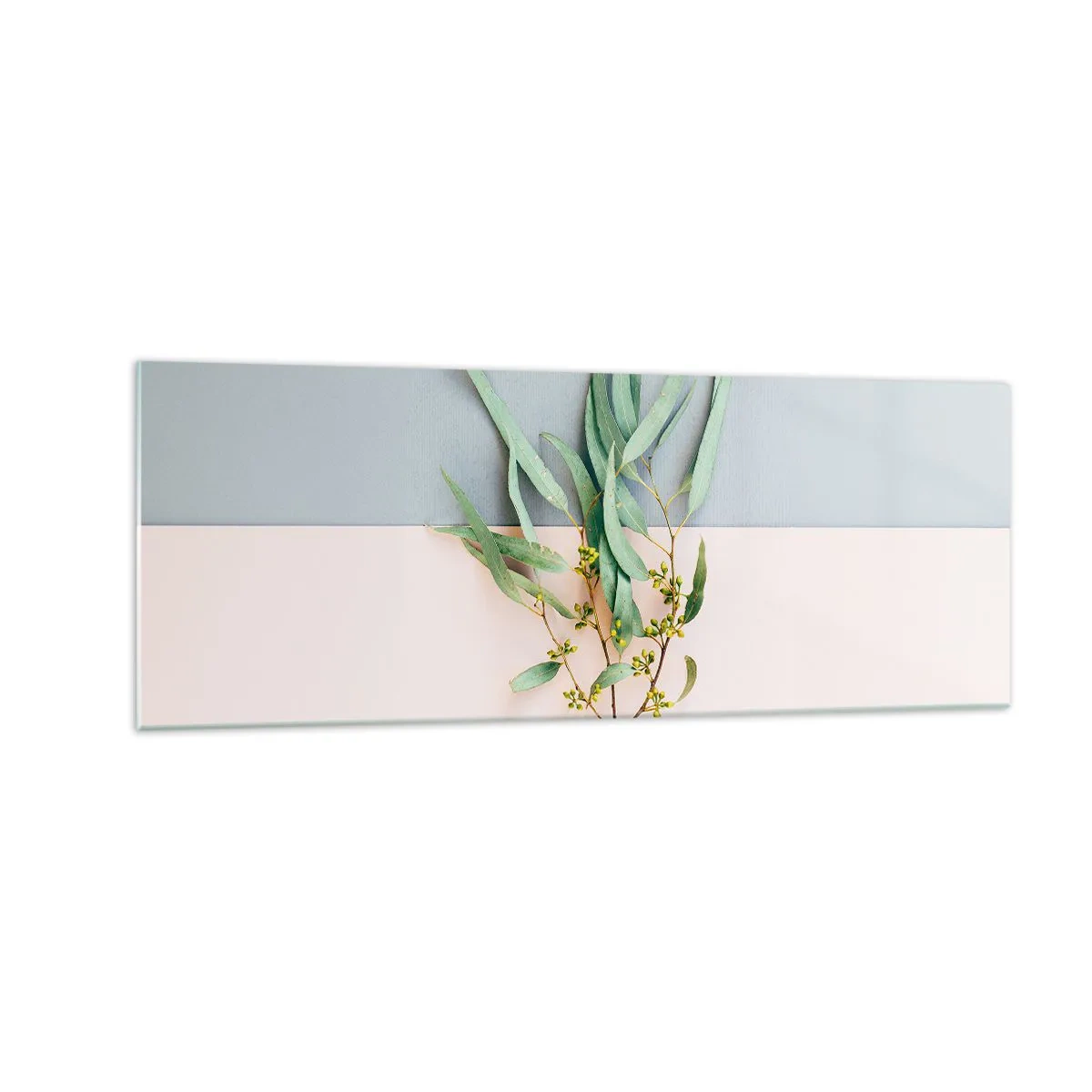Obraz na skle - Pastelová jemnosť - 140x50 cm