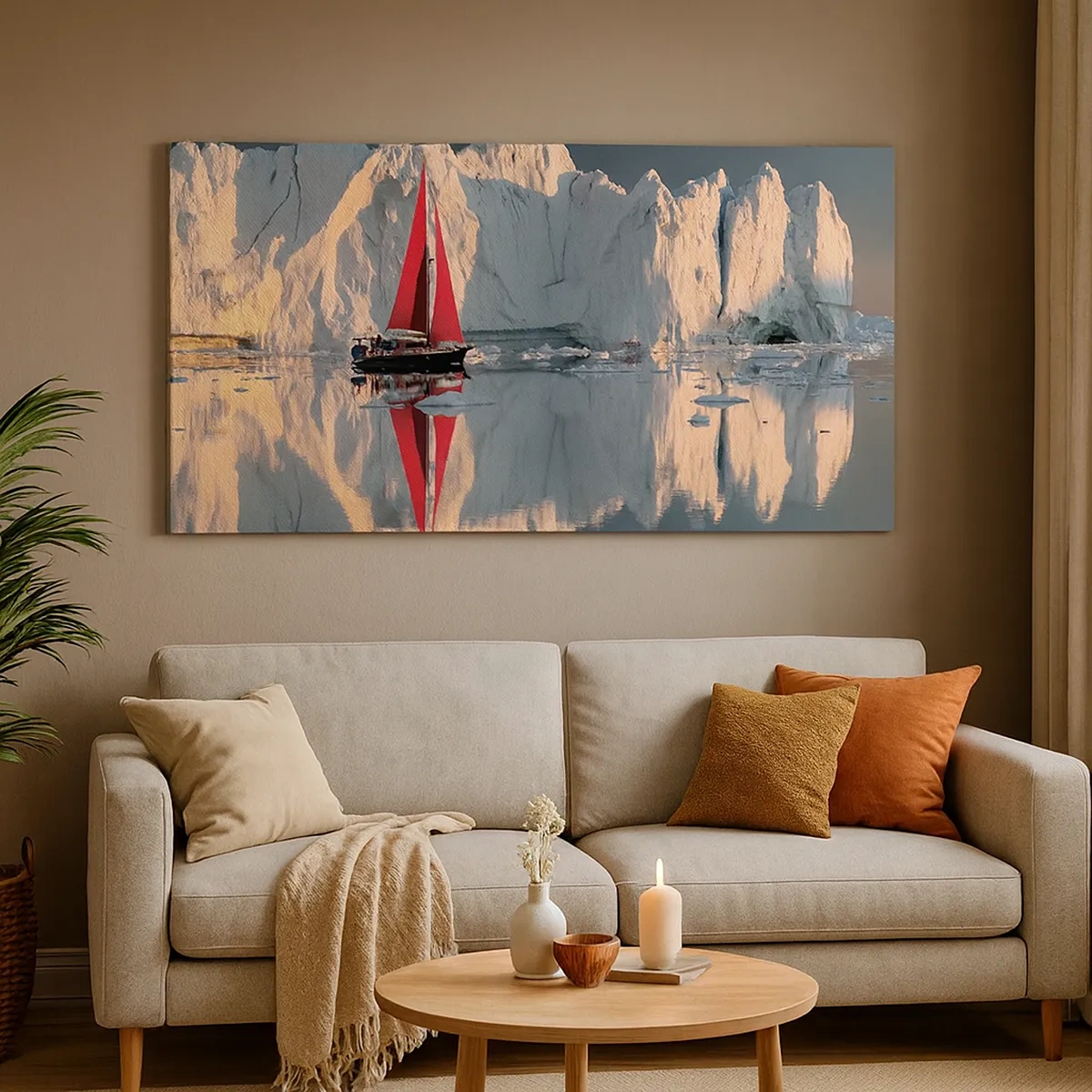 Obraz na plátne - Na okraji sveta - 30x30 cm