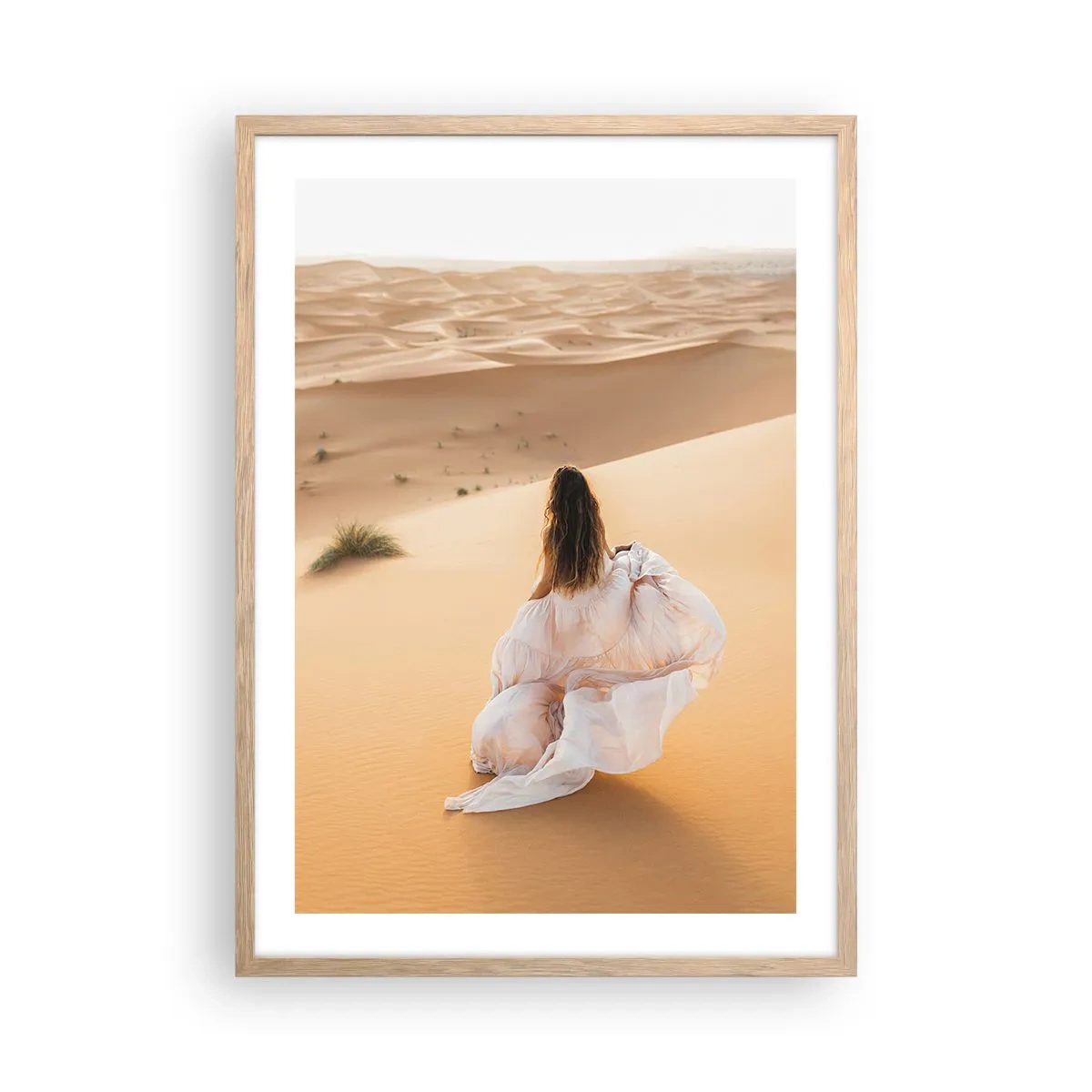 Plagát v ráme zo svetlého duba - Útek na slobodu - 50x70 cm