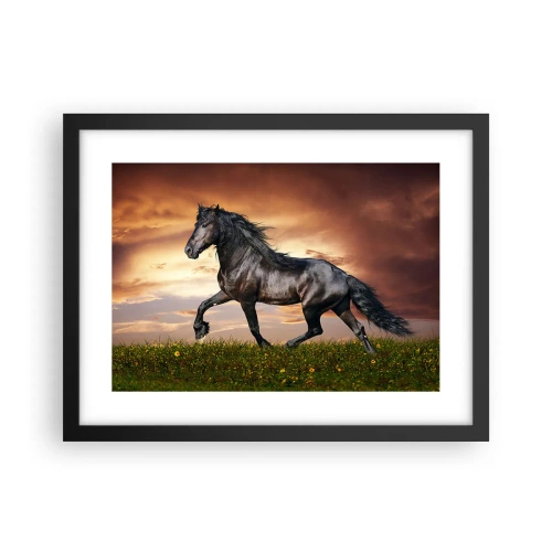 Plagát v čiernom ráme - Čierny knieža - 40x30 cm