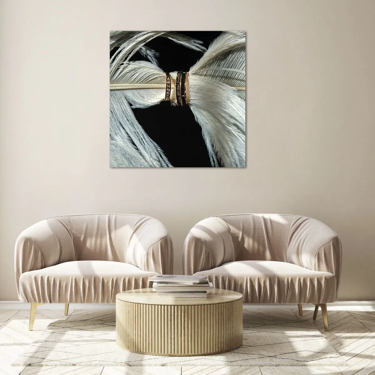 Obraz na skle - …a neopustím ťa…. - 50x50 cm