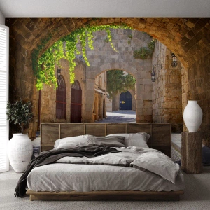 Fototapeta Premium Sand - Čoskoro sa objaví družina - Architektúra, Mesto, Ulička - 100x70 cm