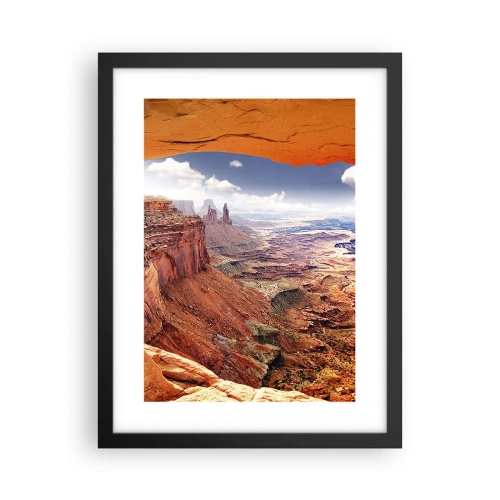 Plagát v čiernom ráme - Vytesané samotnou prírodou - 30x40 cm