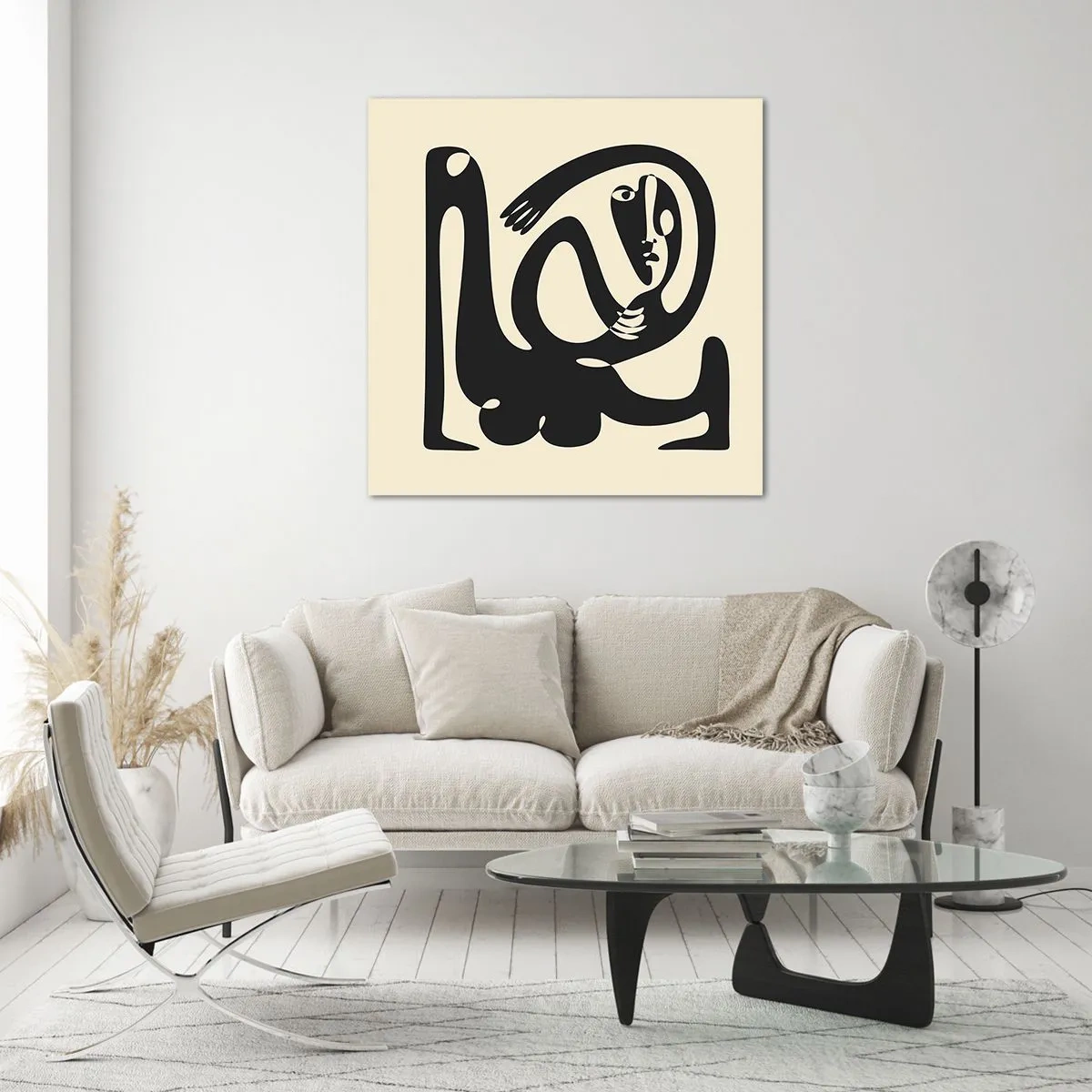 Obraz na skle - Skoro Picasso - 70x70 cm