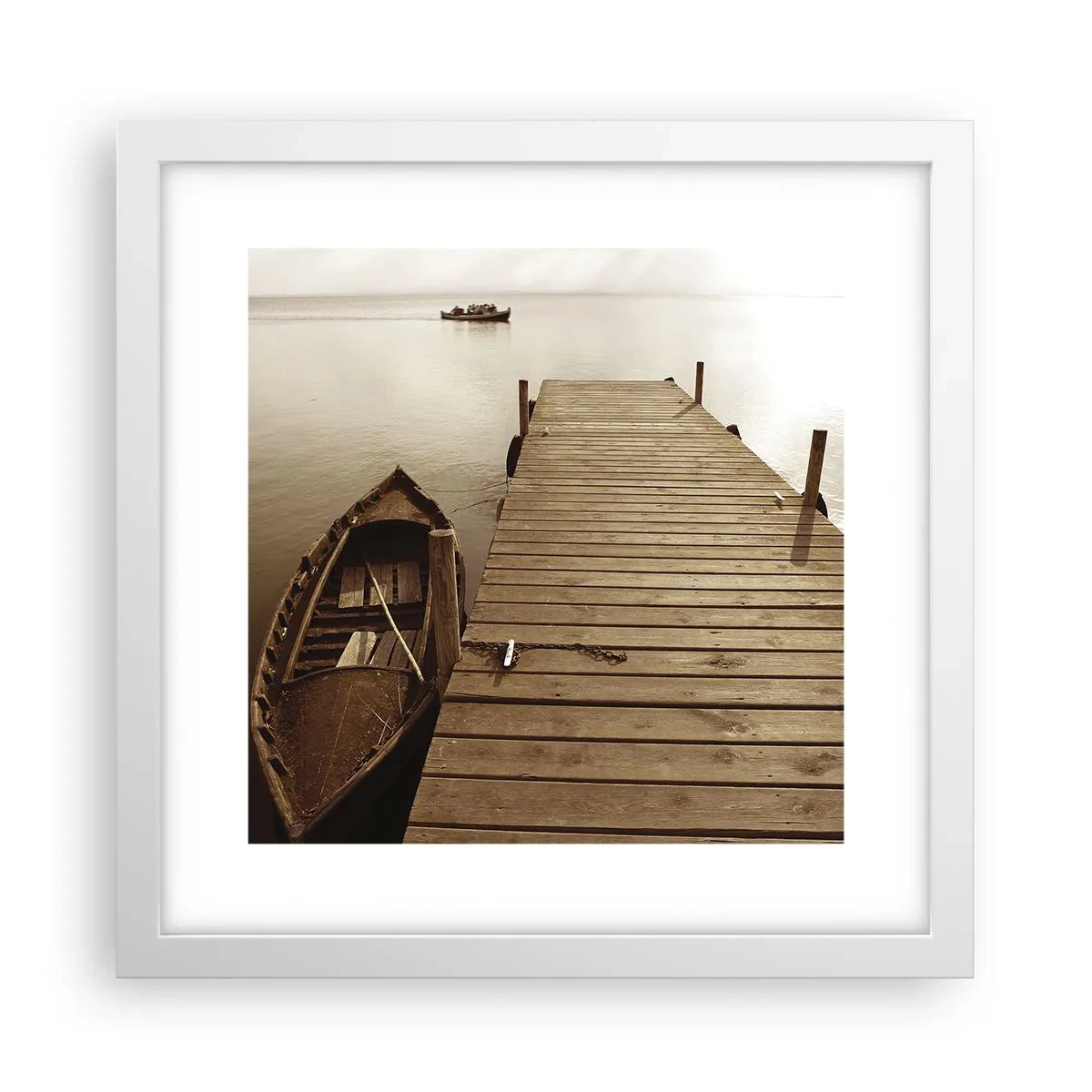 Plagát v bielom ráme - Veľký pokoj - 30x30 cm