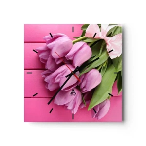 Nástenné hodiny - Práve pre teba - 30x30 cm