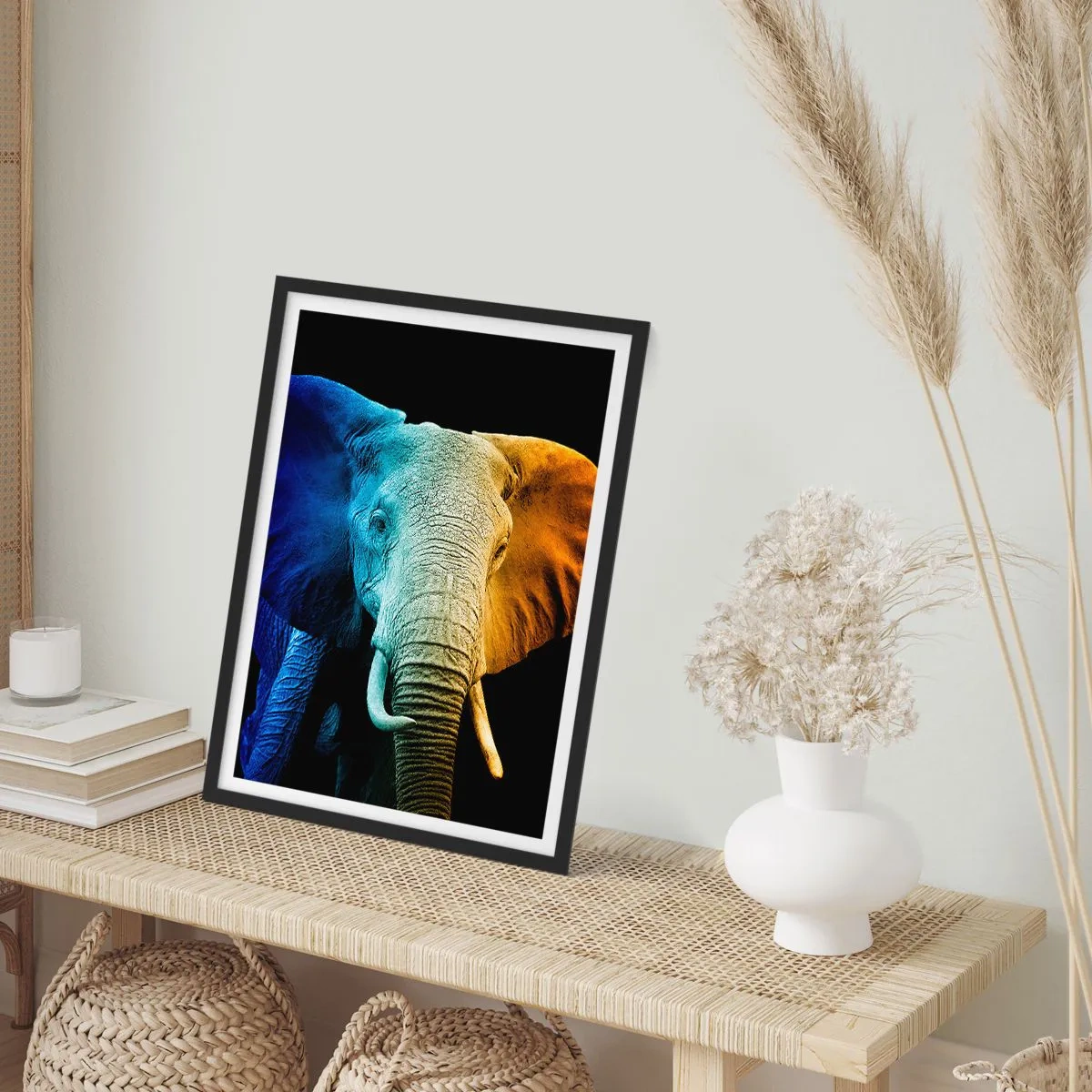 Plagát v čiernom ráme - Excentrický muž, avšak nie podivín - 40x50 cm