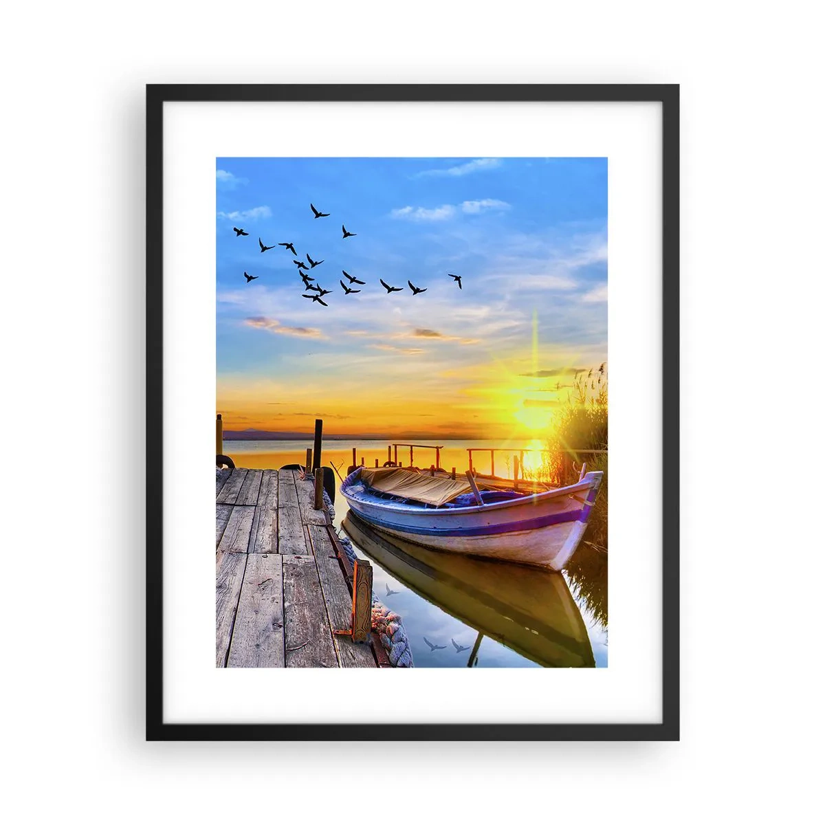 Plagát v čiernom ráme - Dovidenia, do zajtrajška - 40x50 cm