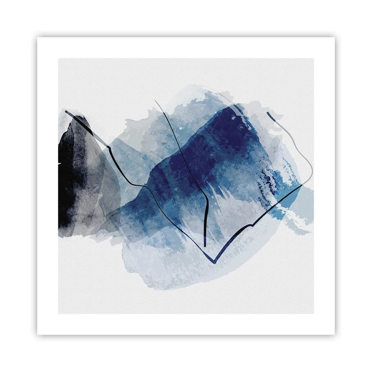 Plagát - Ľadová hora - 50x50 cm