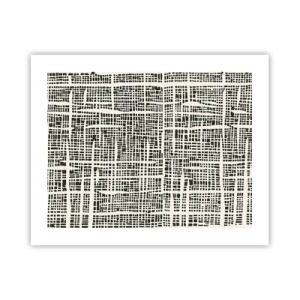 Plagát - Tkaná kompozícia - 50x40 cm