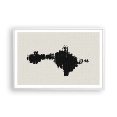 Plagát v bielom ráme - Vibrácie predstavivosti - 91x61 cm