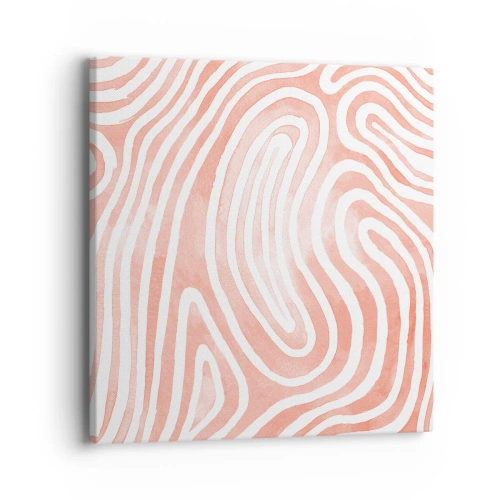Obraz na plátne - V koralovom labyrinte - 40x40 cm