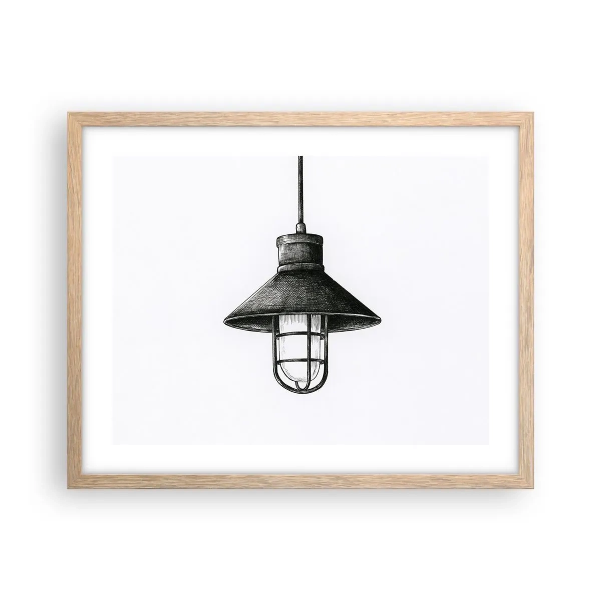 Plagát v ráme zo svetlého duba - Ako pred rokmi… - 50x40 cm