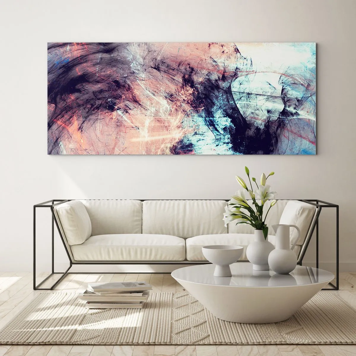 Obraz na skle - Vnímaj vietor - 100x40 cm