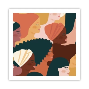 Plagát - Iba ženskosť - 60x60 cm