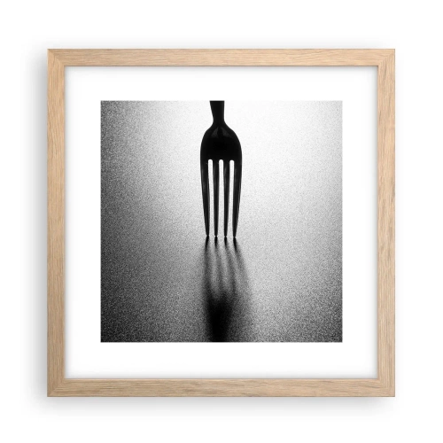 Plagát v ráme zo svetlého duba - Svetlo a tieň - 30x30 cm
