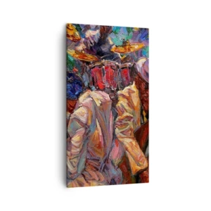 Obraz na plátne - V jednom rytme - 45x80 cm