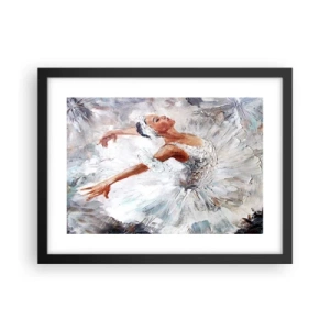 Plagát v čiernom ráme - Jemná a ľahká ako tyl - 40x30 cm
