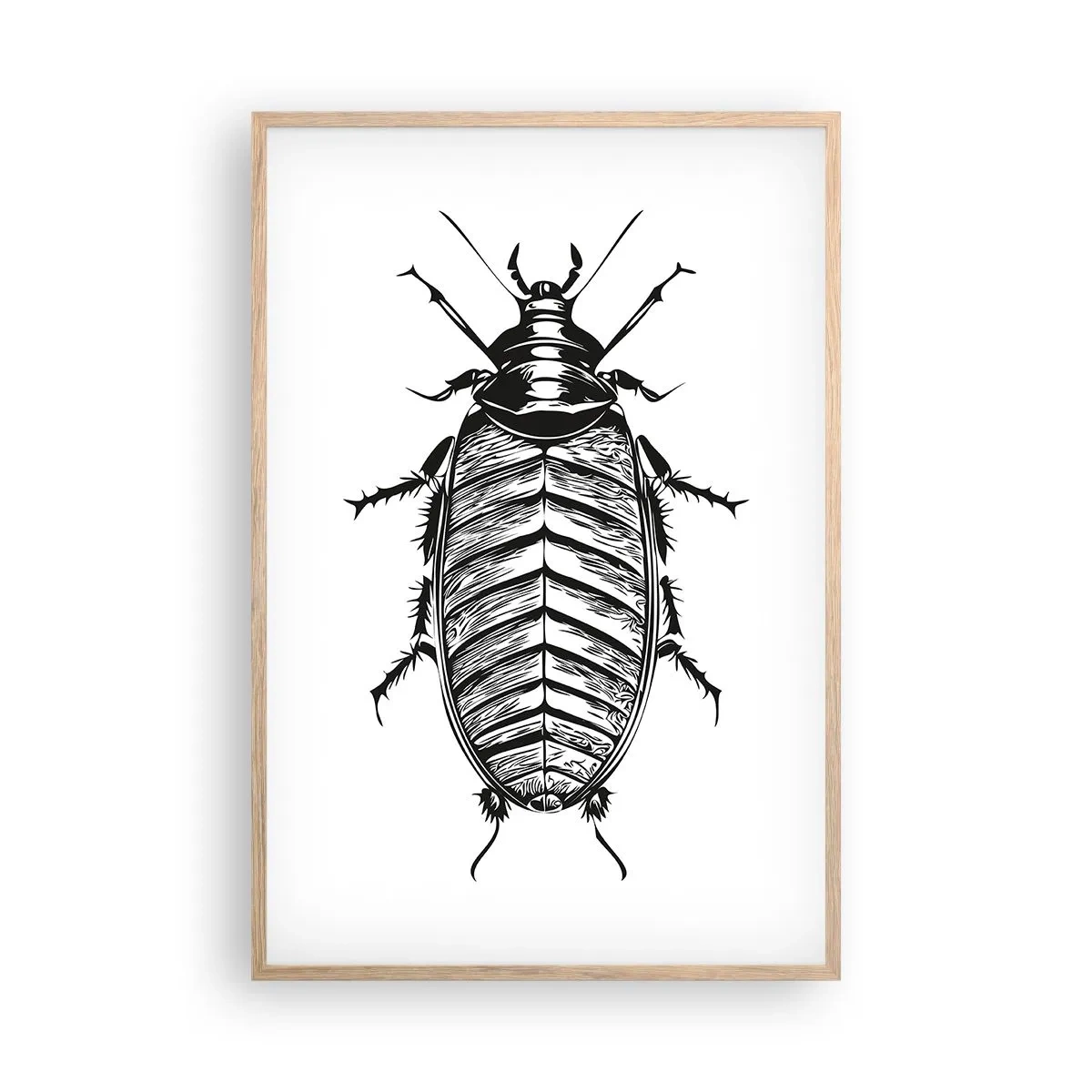 Plagát v ráme zo svetlého duba - Vzorový exemplár! - 61x91 cm