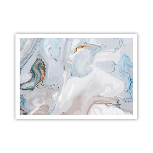 Plagát - Povznesená biela - 100x70 cm