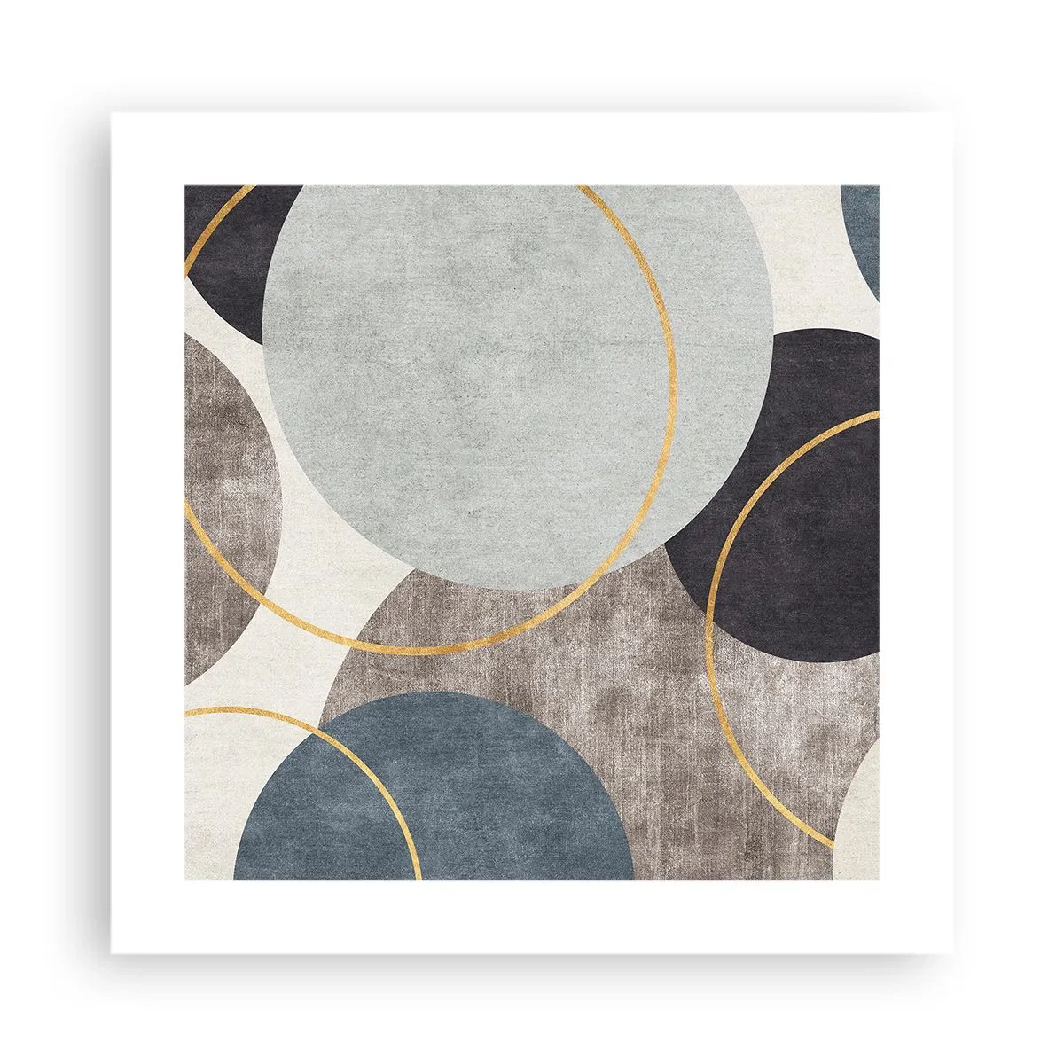 Plagát - Kruh za kruhom - 40x40 cm