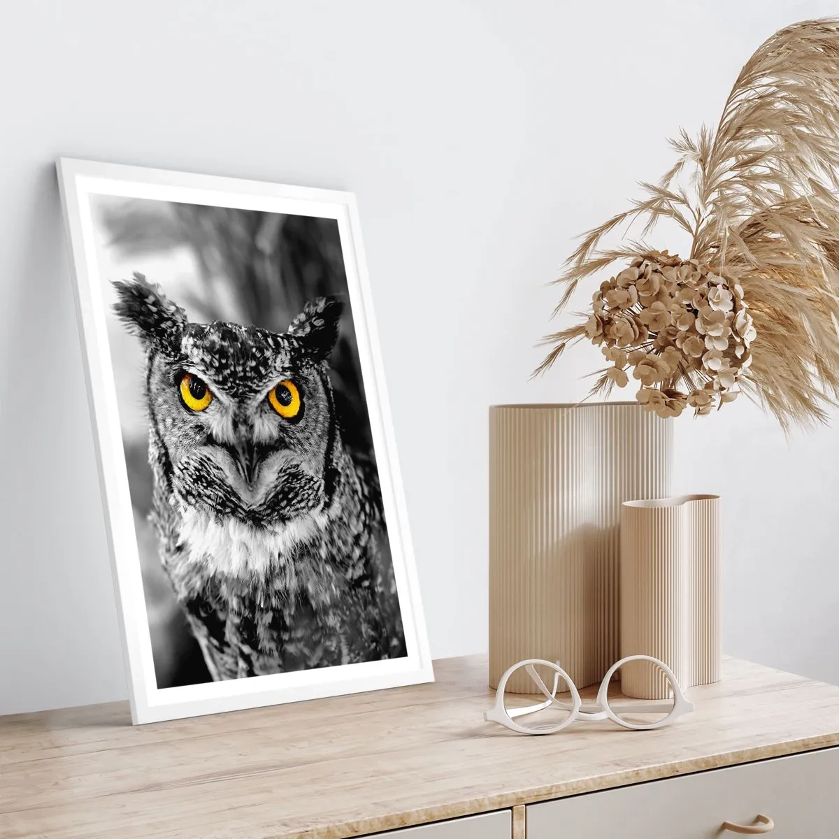 Plagát v bielom ráme - Nič sa neschová - 61x91 cm