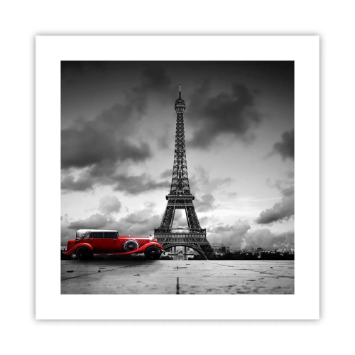 Plagát - Nie tak dávno v Paríži - 40x40 cm