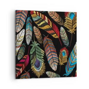 Obraz na plátne - Vtáčí karneval - 60x60 cm