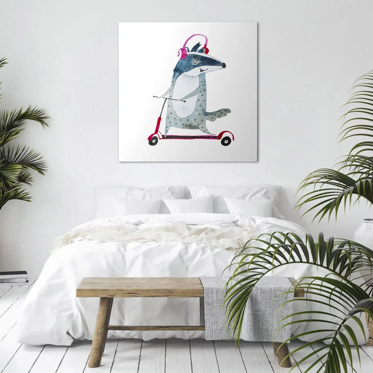 Obraz na plátne - Jazvečie radosti - 40x40 cm