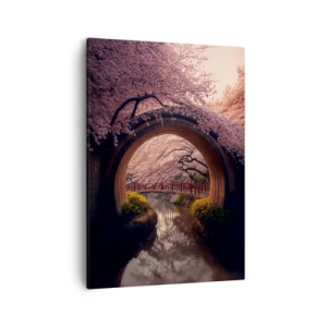 Obraz na plátne - Japonská jar - 50x70 cm