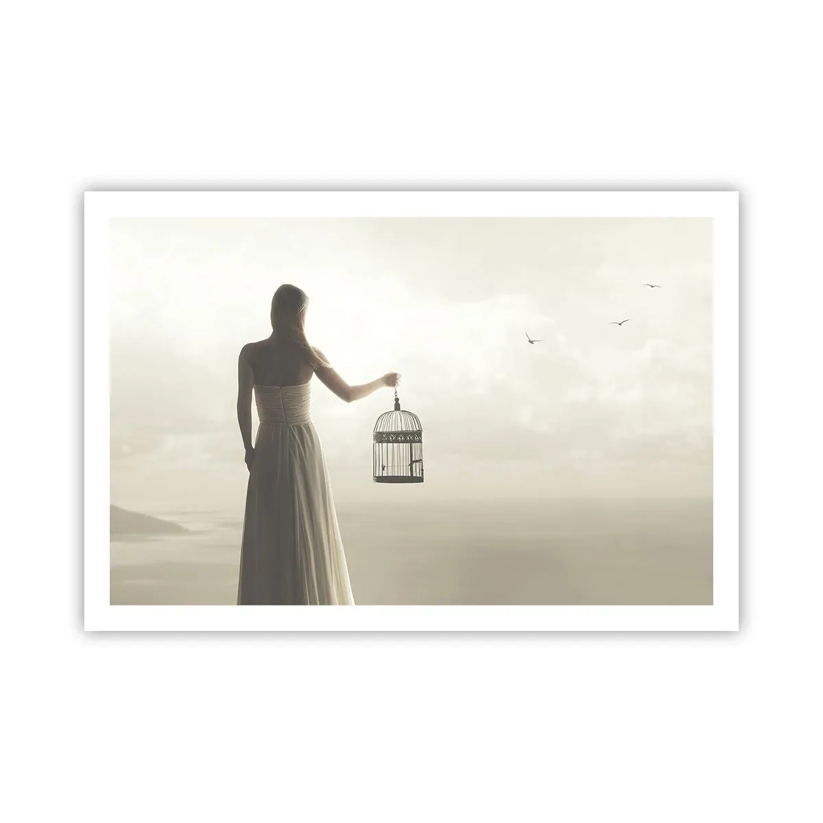 Plagát - Buď slobodná - 91x61 cm