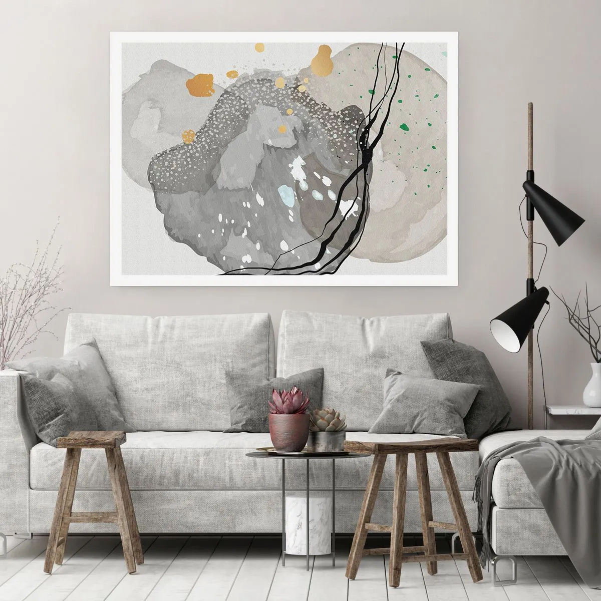 Plagát - Organická kompozícia - 100x70 cm