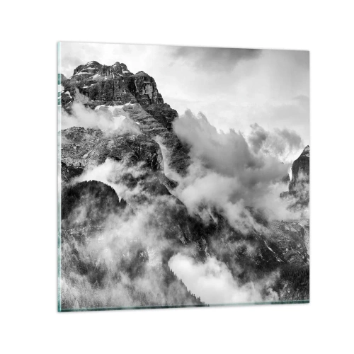 Obraz na skle - Krásne a kruté - 70x70 cm