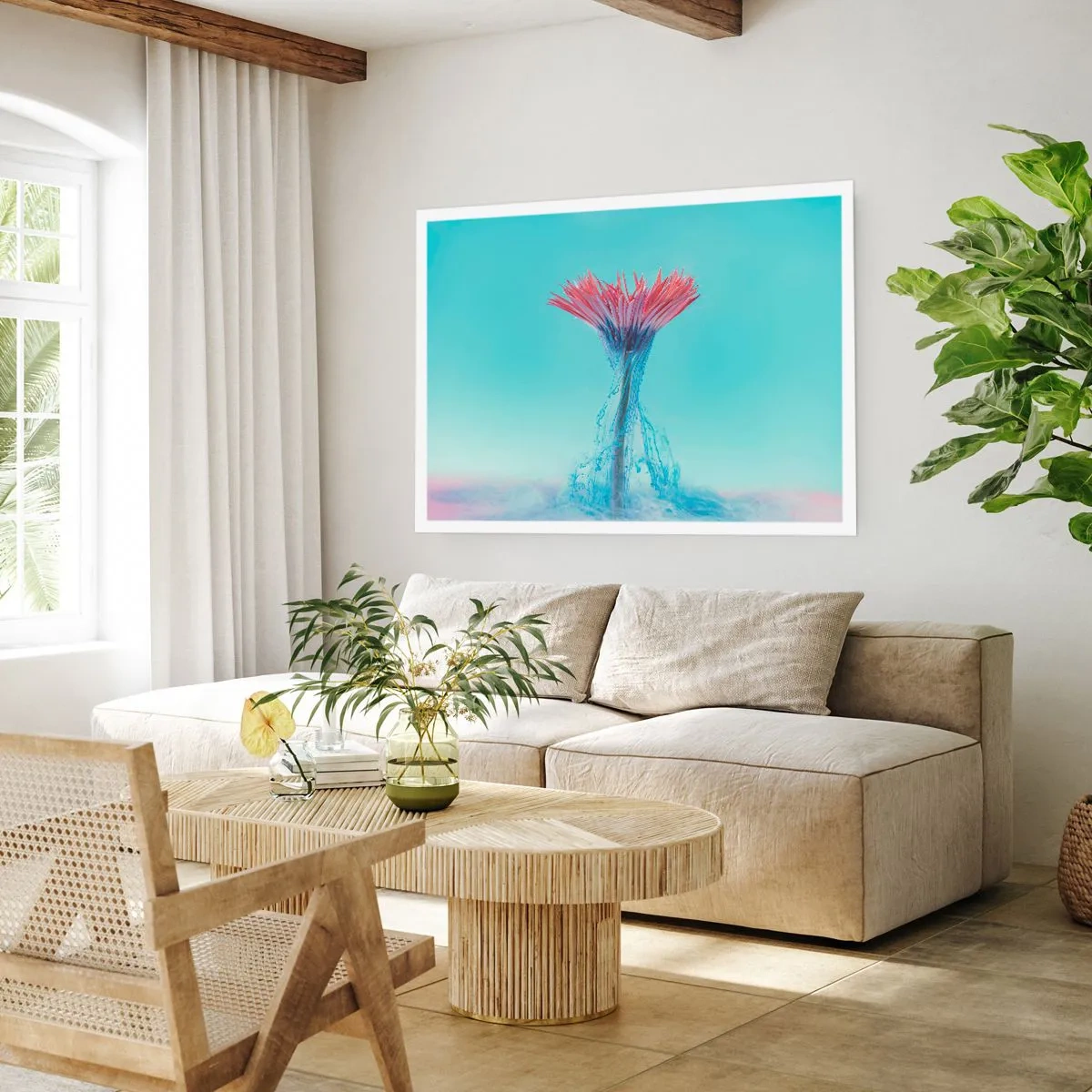 Plagát - V osviežujúcom objatí - 70x50 cm