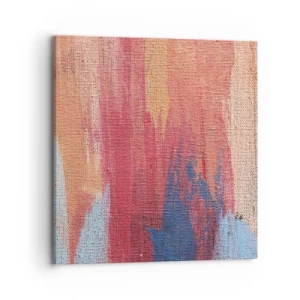 Obraz na plátne - Stekať dúhou - 70x70 cm