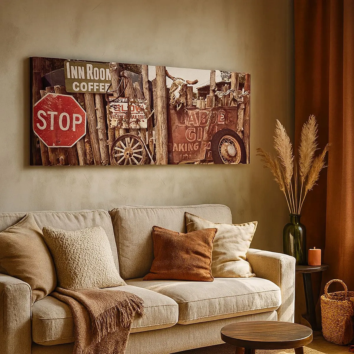 Obraz na plátne - A čas sa zastavil - 100x40 cm