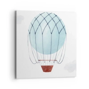 Obraz na plátne - Celý v oblakoch - 70x70 cm