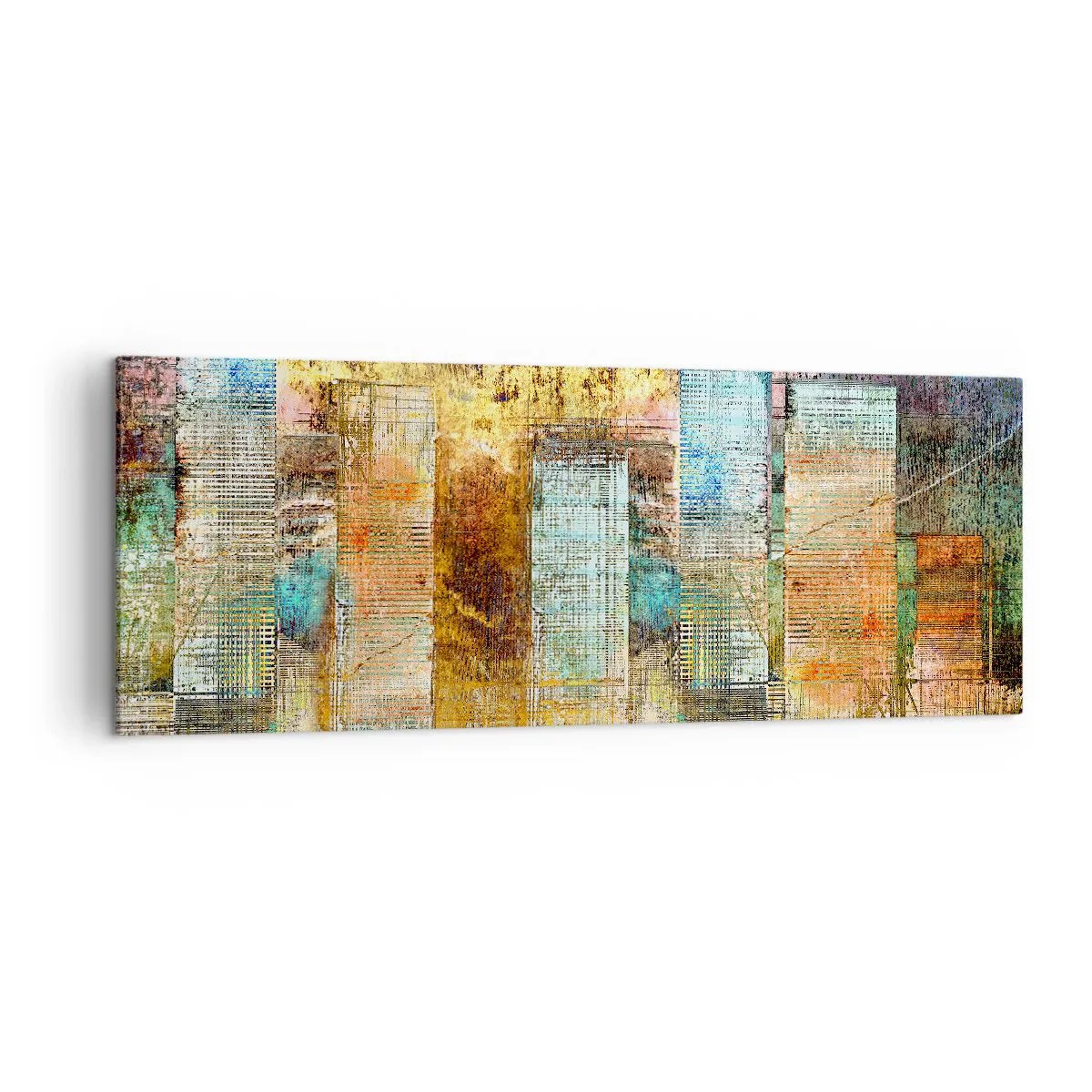 Obraz na plátne - Slnečná metropola - 140x50 cm