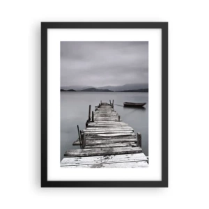 Plagát v čiernom ráme - Zajtra môžeš vyraziť - 30x40 cm