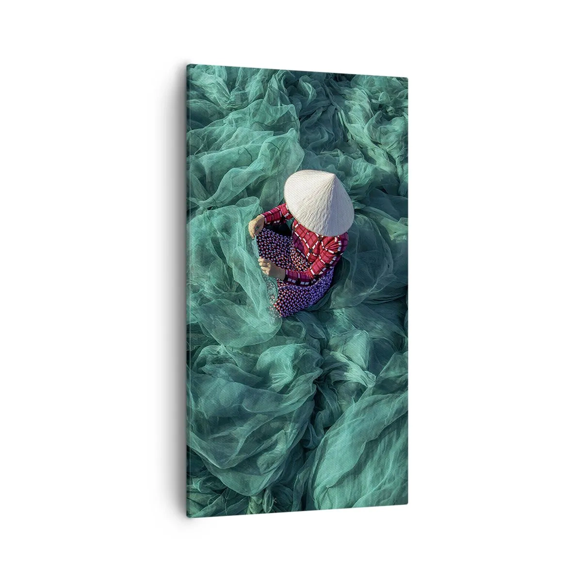 Obraz na plátne - V mori sietí - 55x100 cm