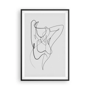 Plagát v čiernom ráme - Ty si záhada… - 61x91 cm