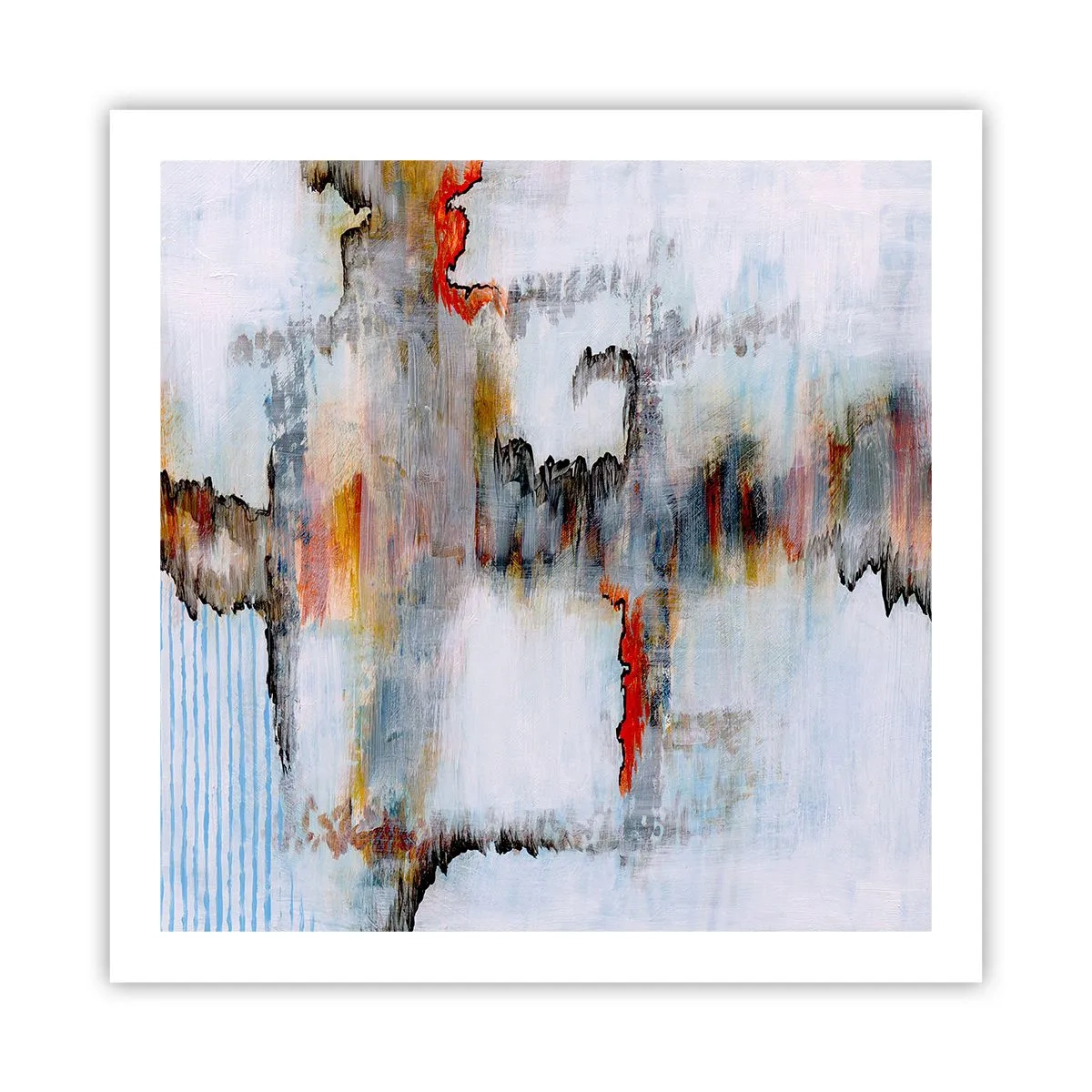 Plagát - Paličkou po vode - 60x60 cm