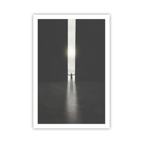Plagát - Krok k svetlej budúcnosti - 61x91 cm